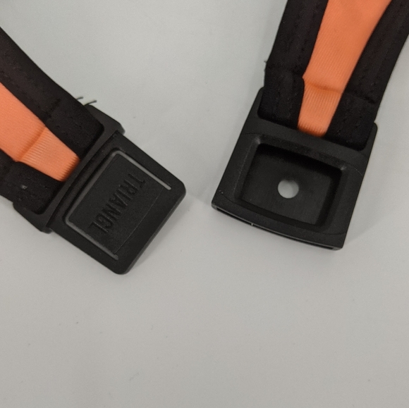 Triangl Neoprene Orange Black Colorblock Bikini - Picture 7 of 11